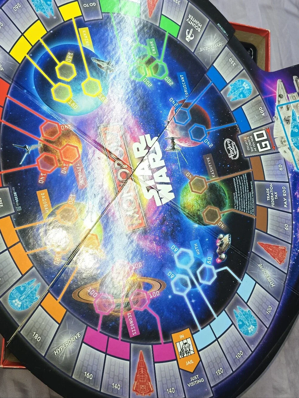 Monopoly Star Wars Board Game 2015 Hasbro The Force Awakens